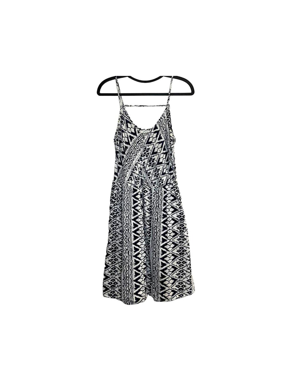 Freebird TribalPrint BohoMini Dress SpaghettiStrap Festival Beach Womens S